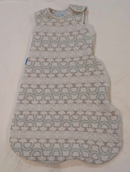 Grobag, 0-6M, 2.5 TOG Sleepsack, White, Grey & Green , 0-6 Months (Small)