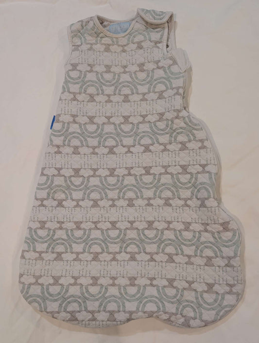 Grobag, 0-6M, 2.5 TOG Sleepsack, White, Grey & Green , 0-6 Months (Small)