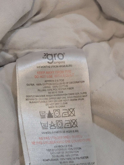 Grobag, 0-6M, 2.5 TOG Sleepsack, Travel , 0-6 Months (Small)
