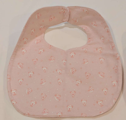 2 Bibs, One Burppad, Baby Girl, Handmade