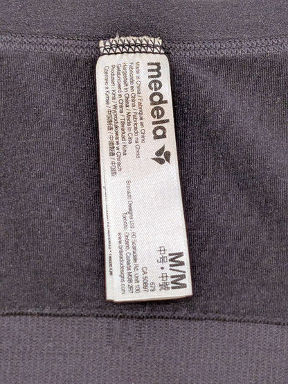 Black Medela Hands Free Pumping Bra, Maternity M (8-10)