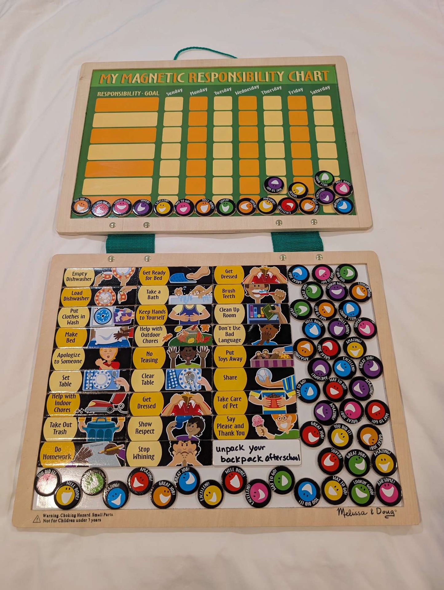 Melissa & Doug Magnetic Responsibilities Chart