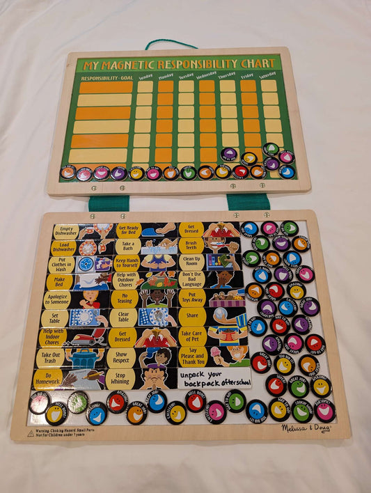 Melissa & Doug Magnetic Responsibilities Chart