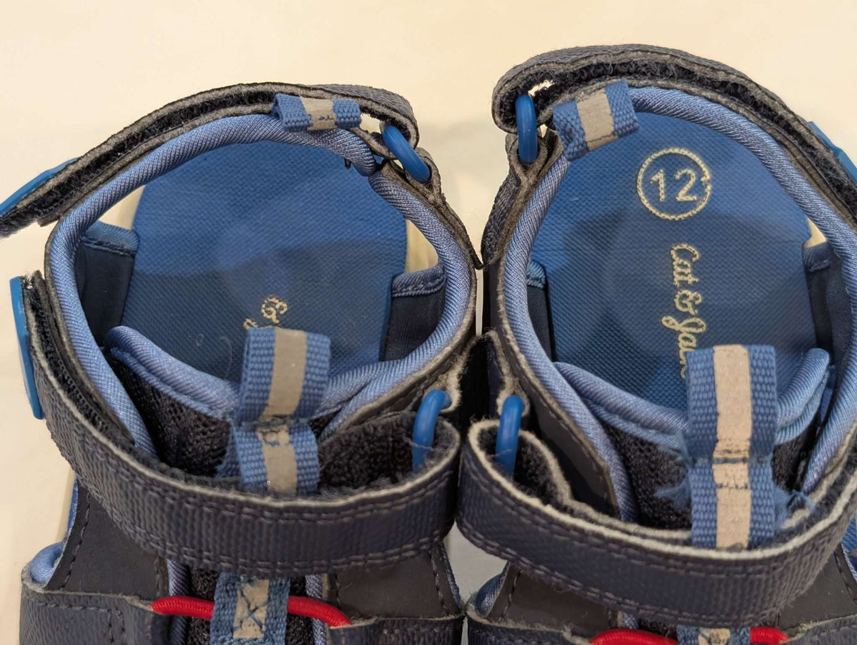 Size 12, Cat & Jack Toed Sandals, Shoes 12 (Toddler:2-4yr)