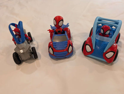 3 Little Spidey Vehicles-Perfect for your Spiderman obsessed kiddo!