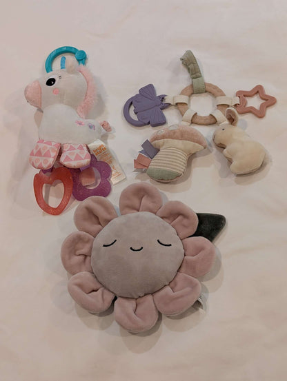 3 Infant Baby Girl Toys, MSRP $41