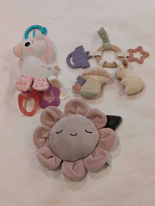 3 Infant Baby Girl Toys, MSRP $41