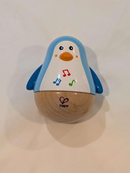 Hape Musical Penguin Wobbler, MSRP $30