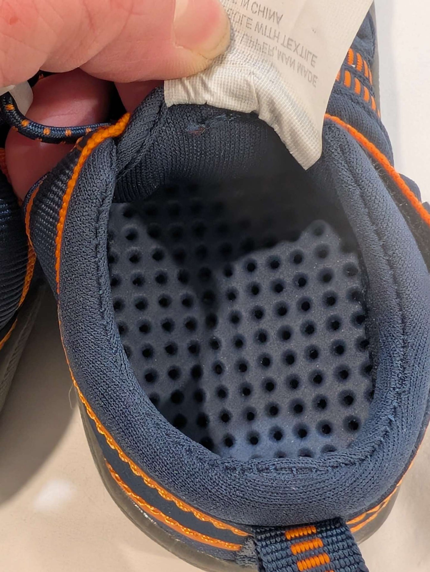 Blue & Orange Water Sandals with Covered Toe, Size 8, Shoes 8 (Toddler:2-4yr)