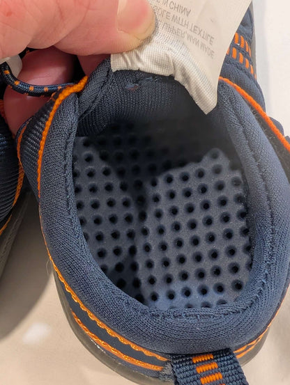 Blue & Orange Water Sandals with Covered Toe, Size 8, Shoes 8 (Toddler:2-4yr)