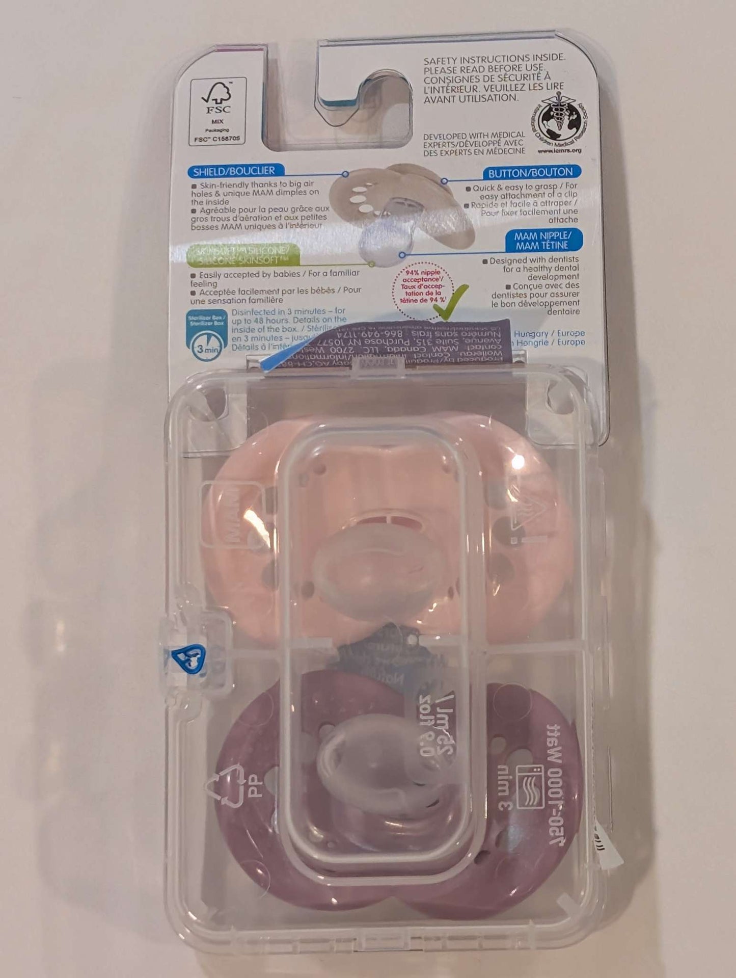 MAM 6M+ 2 Pack of Soothers