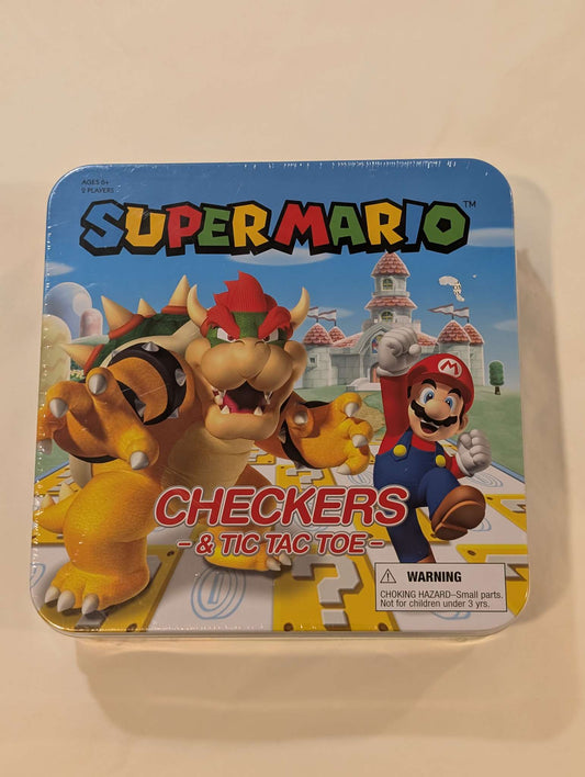 Super Mario Checkers & Tic Tac Toe, BNIB, MSRP: $35