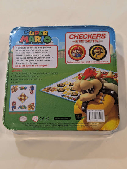 Super Mario Checkers & Tic Tac Toe, BNIB, MSRP: $35