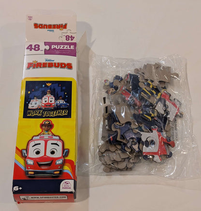 BNIB-Disney Junior Firebuds Puzzle & Barrel of Monkeys