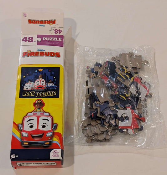 BNIB-Disney Junior Firebuds Puzzle & Barrel of Monkeys