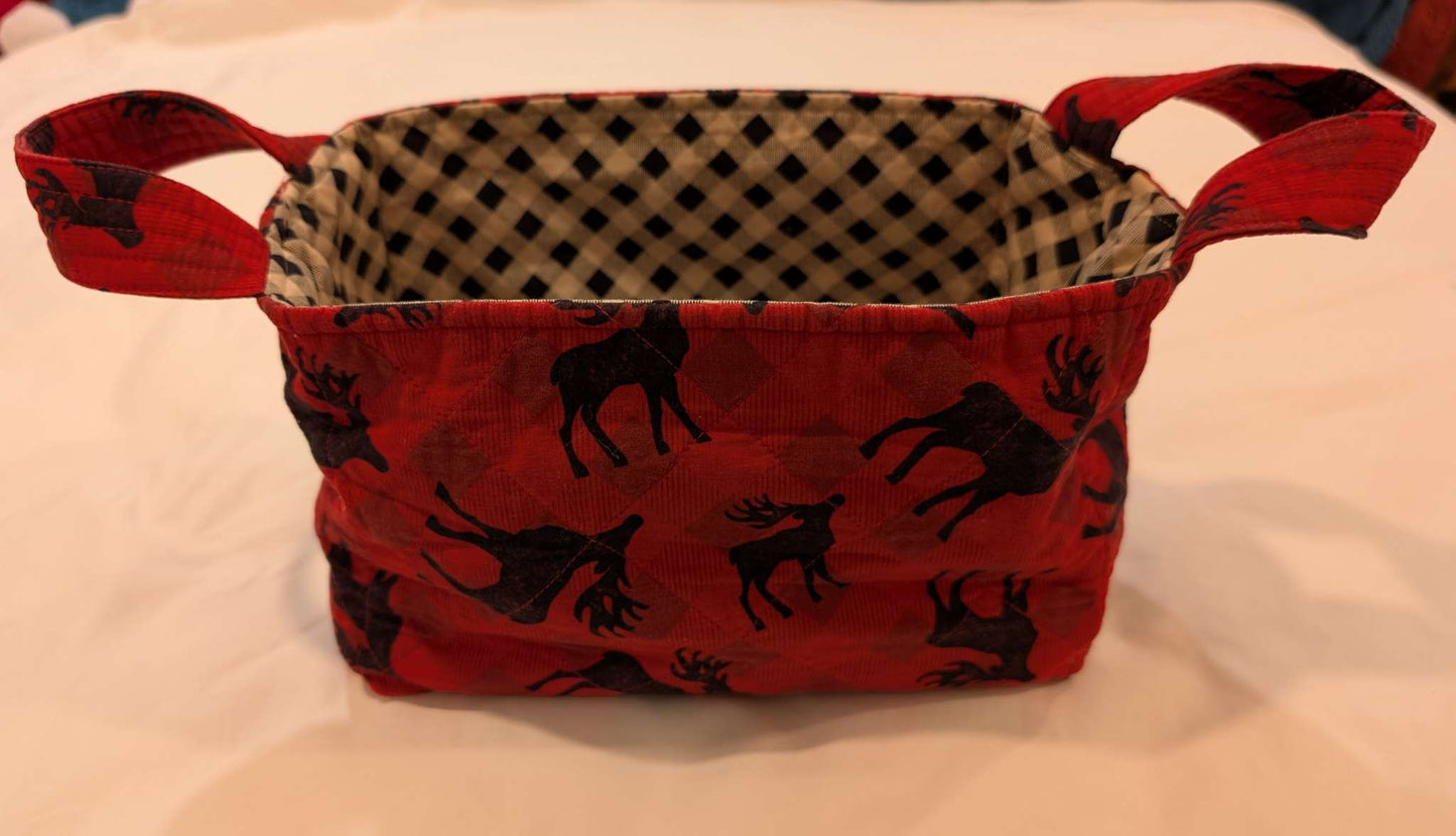 Woodlands Themed Fabric Bin