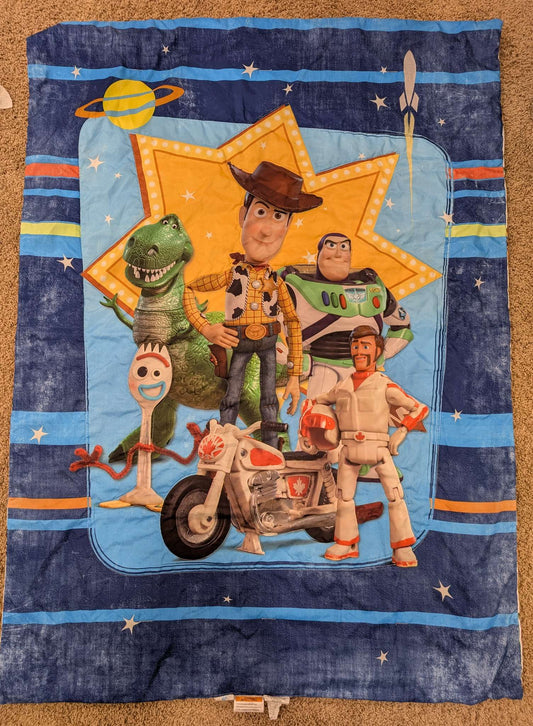 Toy Story 4 Bedsheets, Pillow Case and Duvet-Toddler Bed Size
