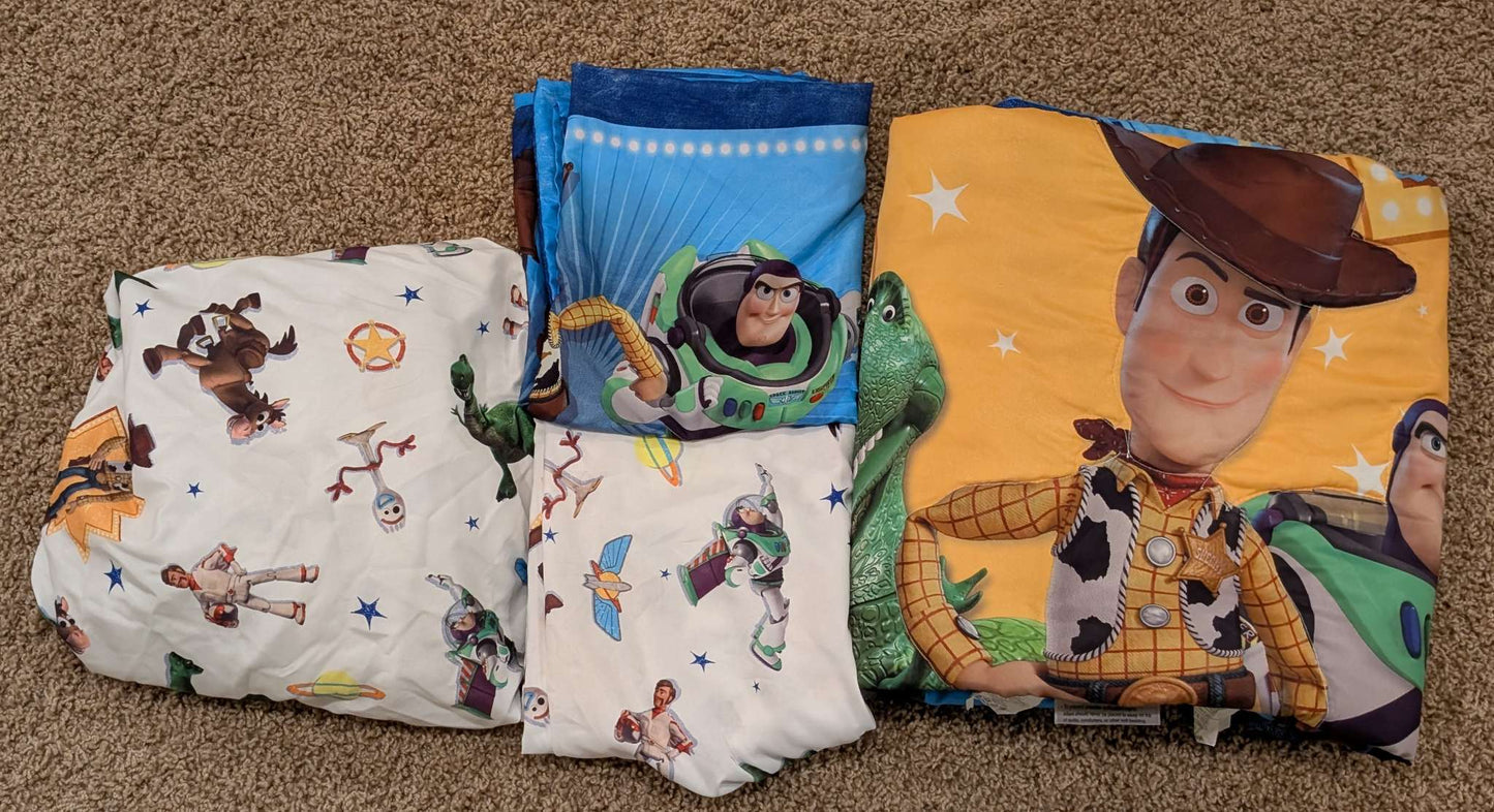 Toy Story 4 Bedsheets, Pillow Case and Duvet-Toddler Bed Size