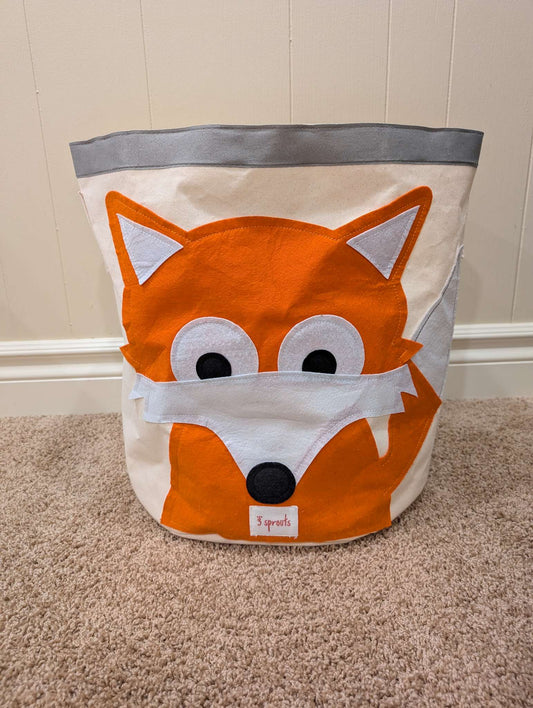 3 Sprouts Fox Toy Storage Bag, MSRP: $30