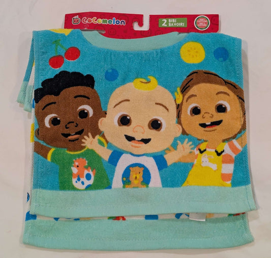 Cocomelon Towel Bibs, BNWT