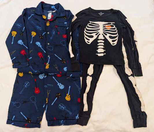 2 Pairs Size 6 PJs, Petit Lem and Joe Fresh , Kids 6/6X (extra small)