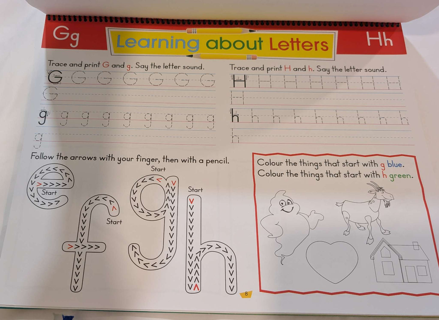 Kindergarten Workbook and Wipeable Covers