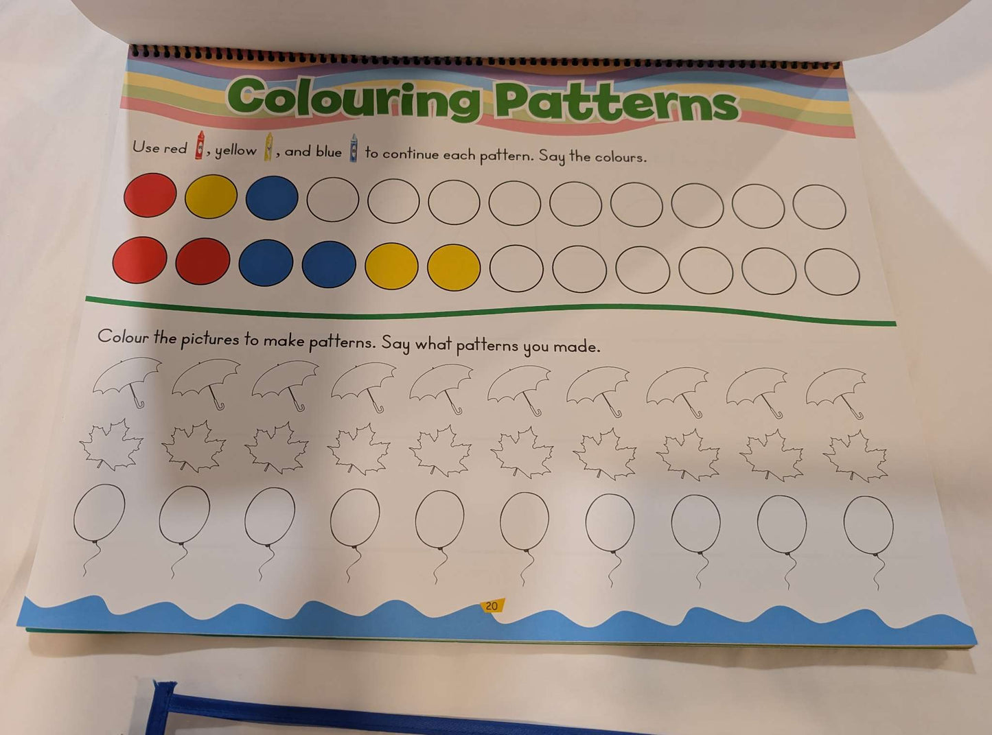 Kindergarten Workbook and Wipeable Covers