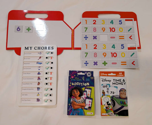 Math Cards and Magnetic Board