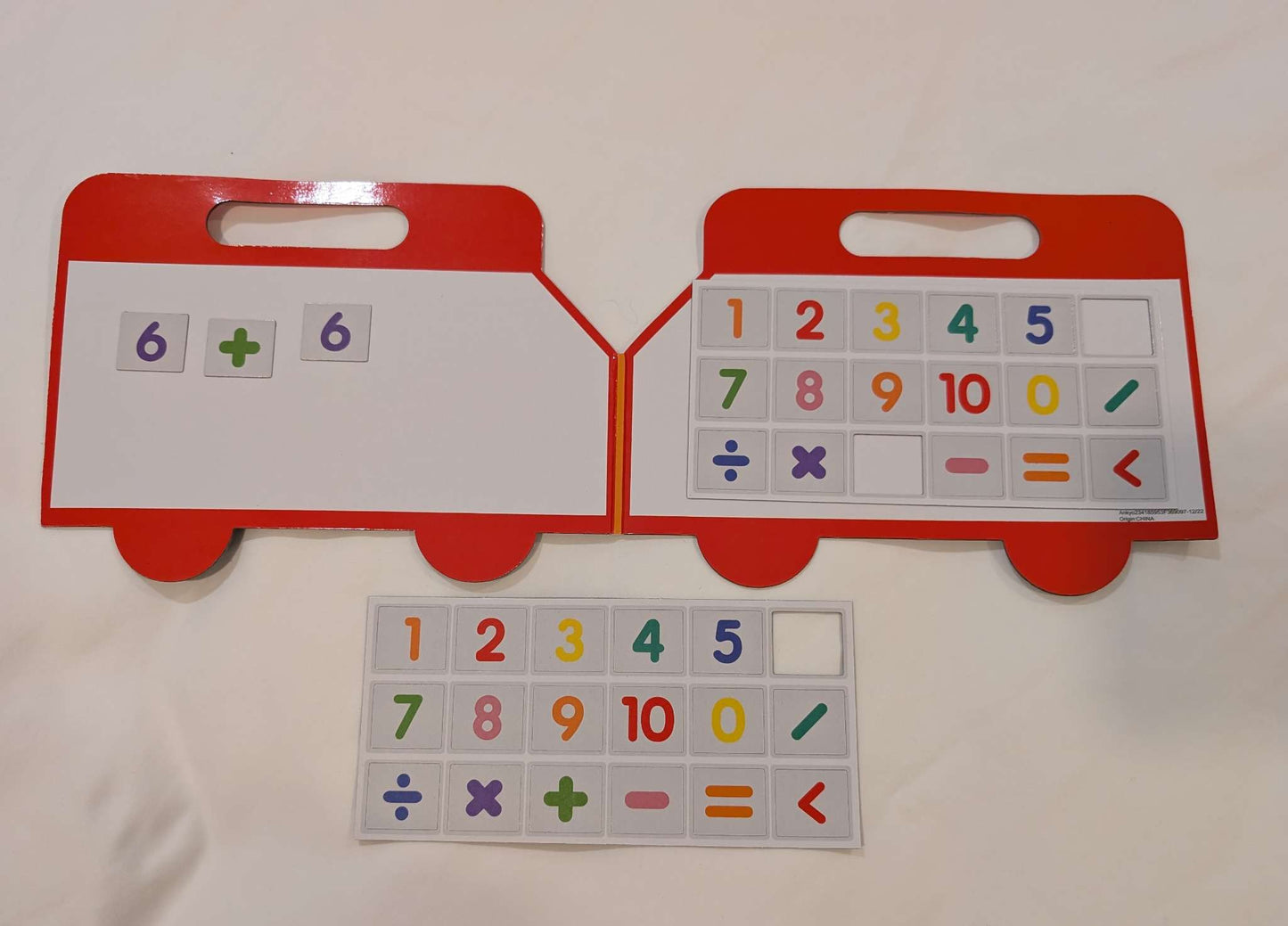 Math Cards and Magnetic Board
