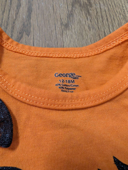 12-18M Halloween Tutu Dress, George Brand, Kids 18 Month (12-18M)