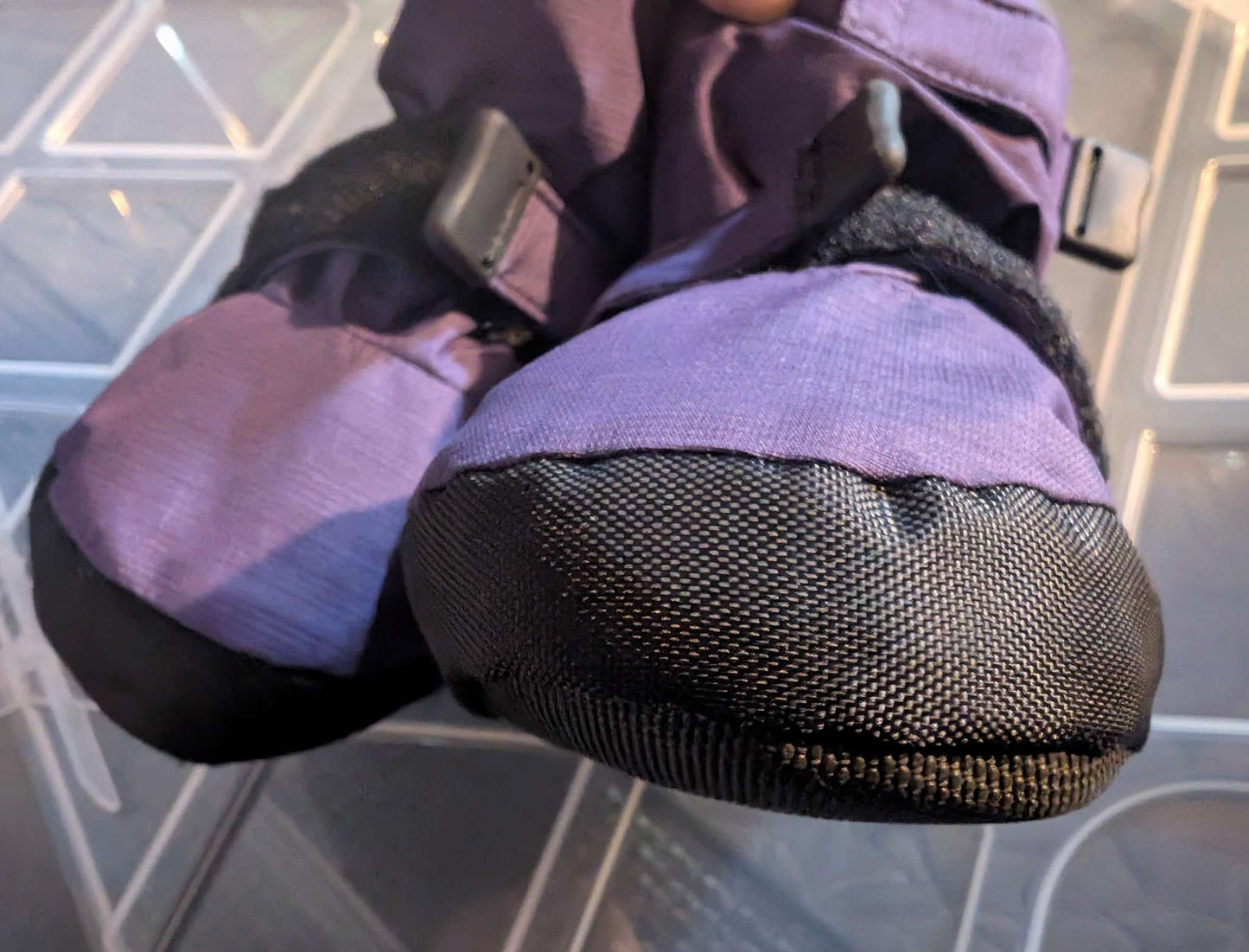Purple MEC Toaster Booties, Small, MSRP: $40, Shoes 4 (Baby: 0-12 mth)