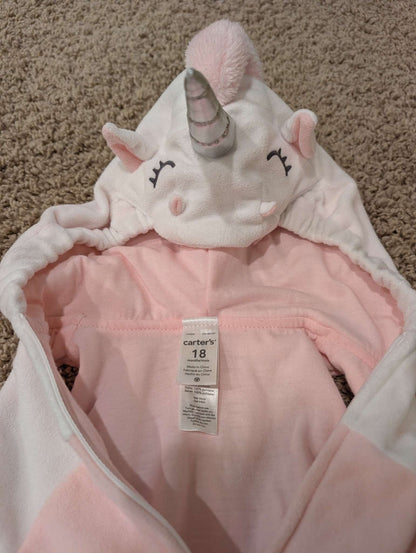 Unicorn Costume, 18M, Carter's, Pink & White, Kids 18 Month (12-18M)