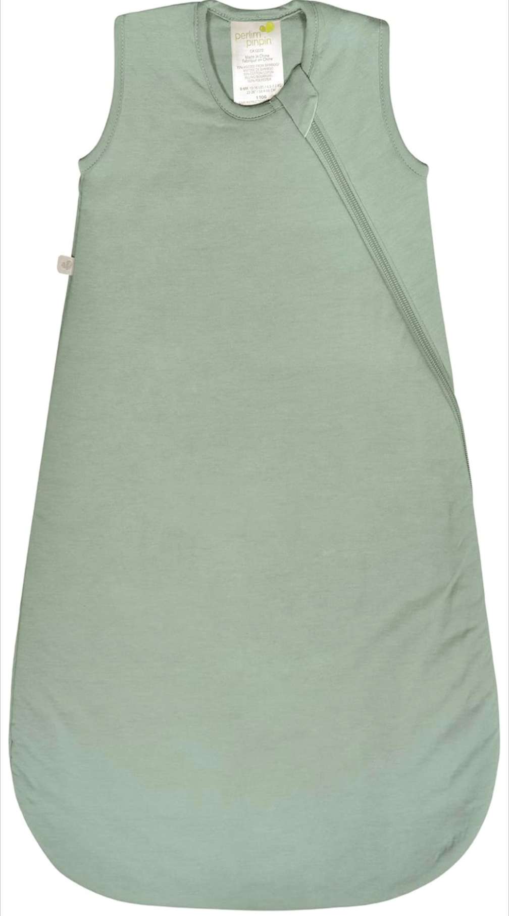 1.0 Tog, 6-18M, Perlimpinpin Sleep Sack, Green (Moss), MSRP: $54, 6-12 Months (Medium)