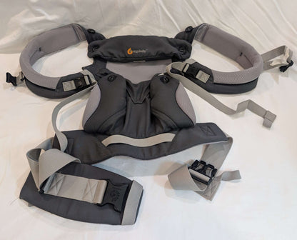Ergobaby 360 All-Position Cool Air Mesh in Carbon Grey, with Infant Insert, MSRP: $