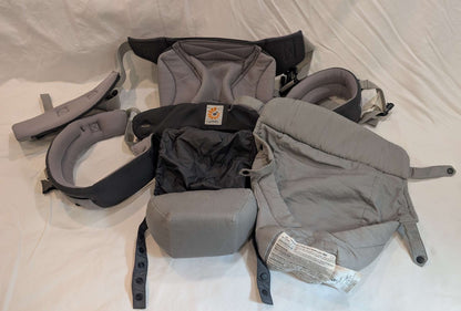Ergobaby 360 All-Position Cool Air Mesh in Carbon Grey, with Infant Insert, MSRP: $