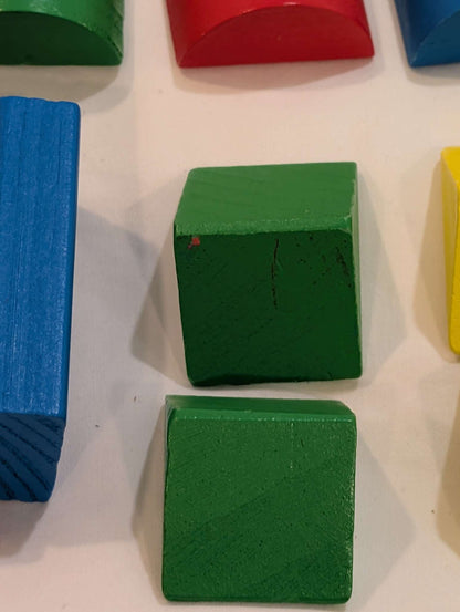 Assorted Wooden Blocks, 86 Pieces