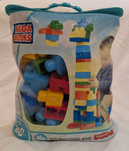 Mega Bloks, 80 Piece Set (with a few extra pieces)