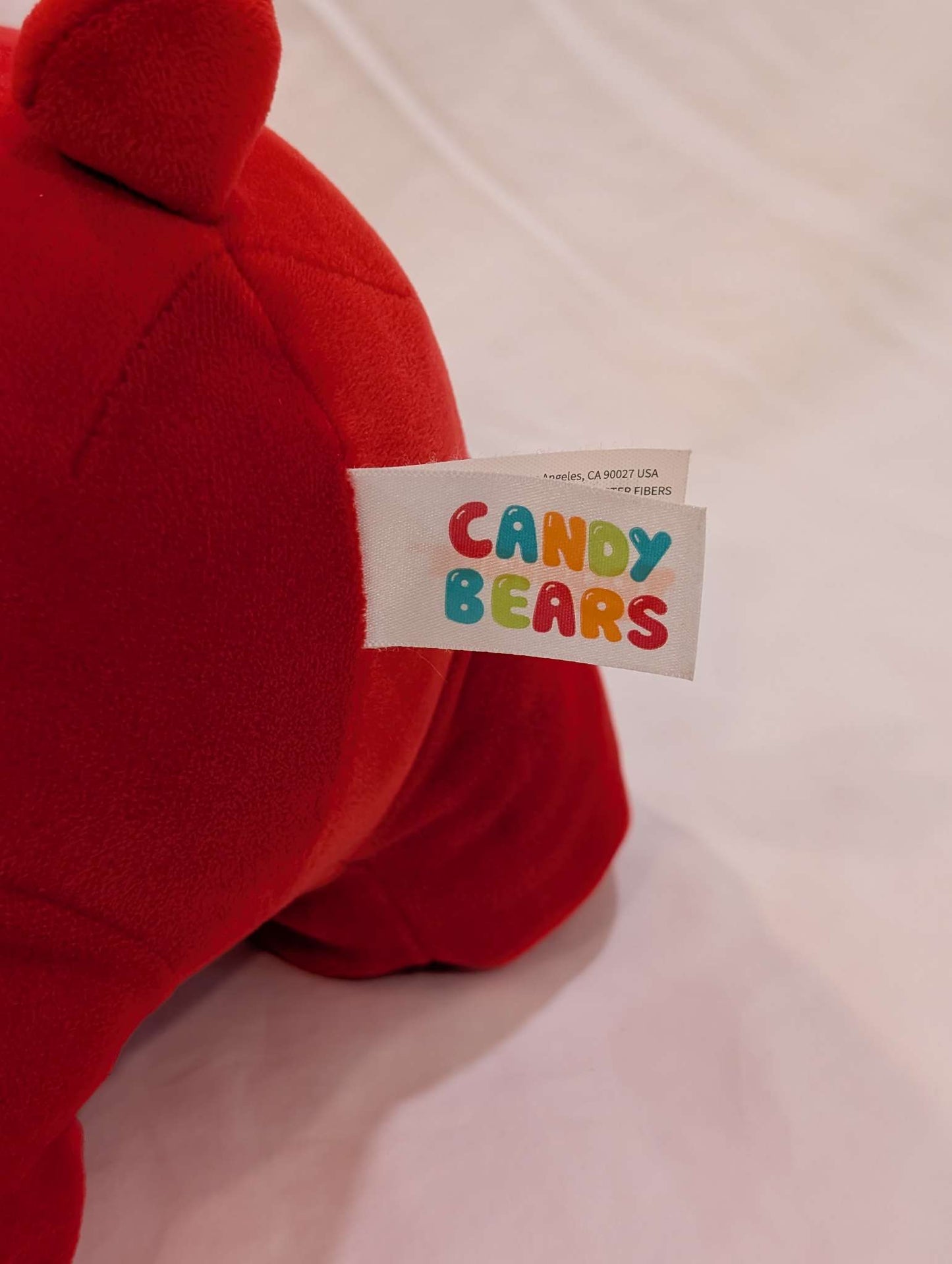 Red Plush Bear, Super Soft