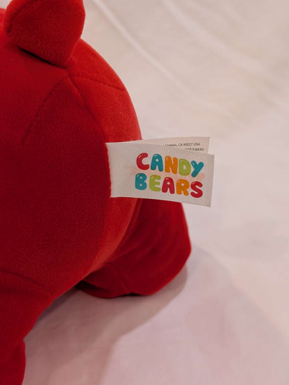 Red Plush Bear, Super Soft