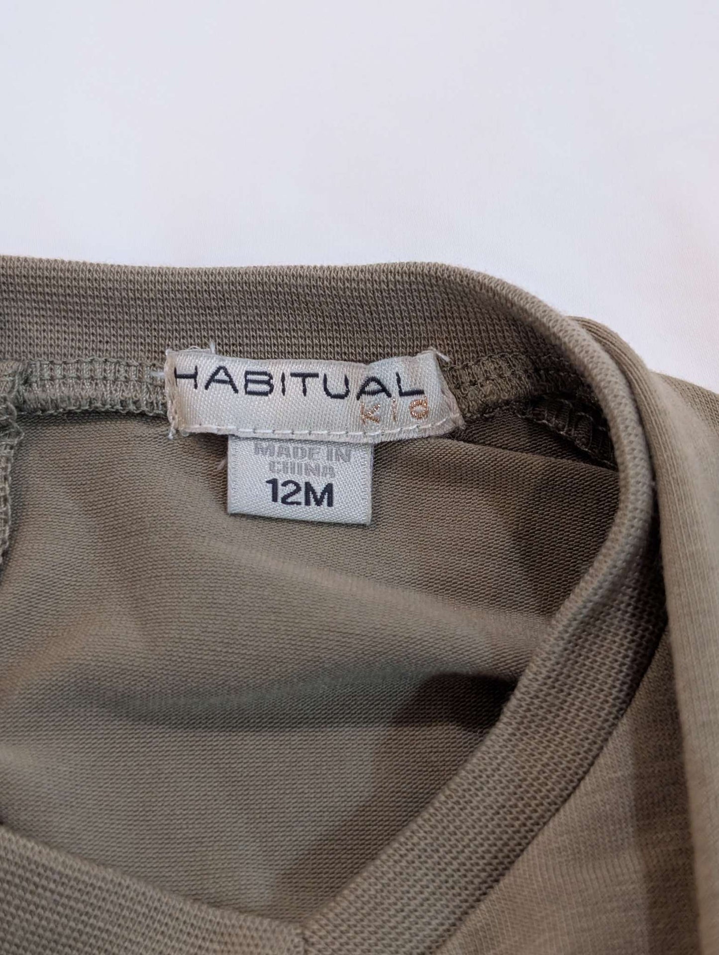 Olive Romper, 12M, Habitual Kid Brand, Kids 12 Month (9-12M)
