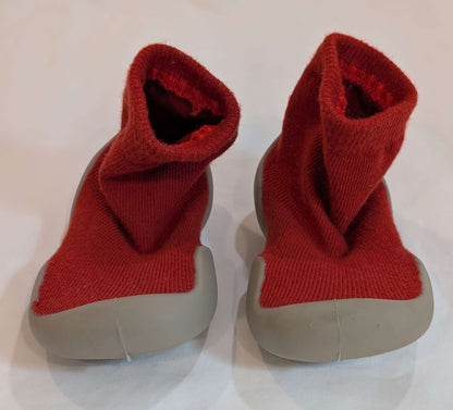 Non Skid Red Sock Shoes, Size 3, Shoes 3 (Baby: 0-12 mth)