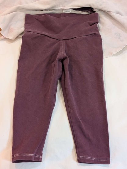 Floral & Purple Shirt and Pants Set, 6-9M, Small Shop, Kids 9 Month (6-9M)