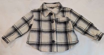 Plaid Wool Shirt Jacket, Baby Gap, 2 Years, Kids 2T