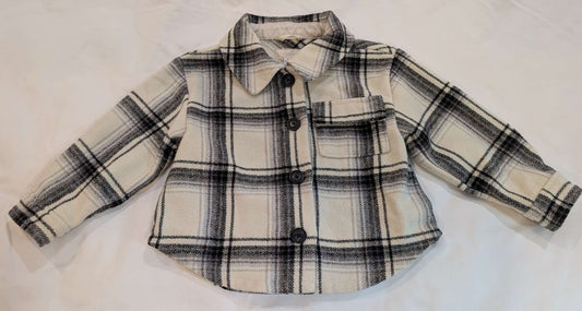 Plaid Wool Shirt Jacket, Baby Gap, 2 Years, Kids 2T