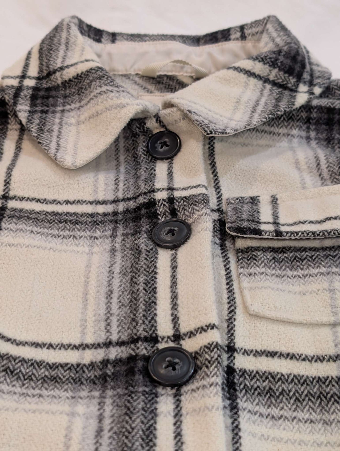 Plaid Wool Shirt Jacket, Baby Gap, 2 Years, Kids 2T