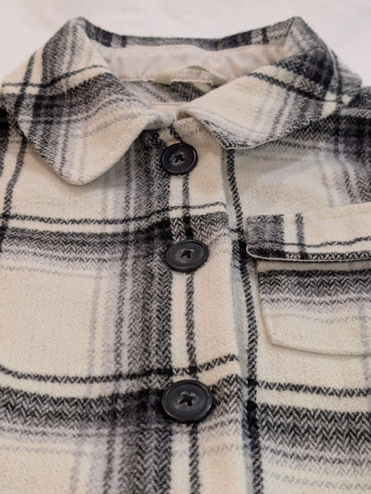 Plaid Wool Shirt Jacket, Baby Gap, 2 Years, Kids 2T