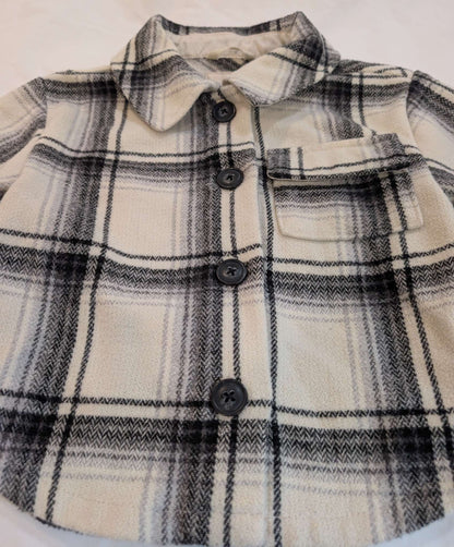 Plaid Wool Shirt Jacket, Baby Gap, 2 Years, Kids 2T