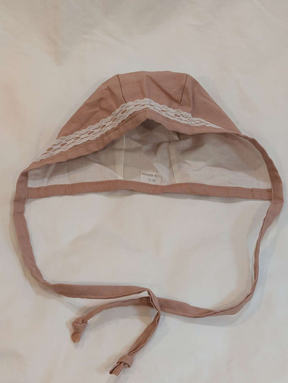 Adelaide & Co Bonnet, Pink, 12-24M