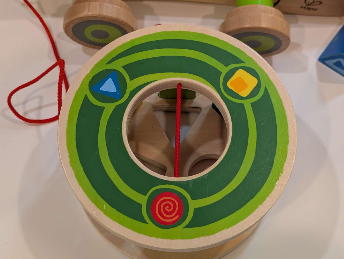 Hape Walk-Along Snail Toddler Wooden Toy, MSRP: $40