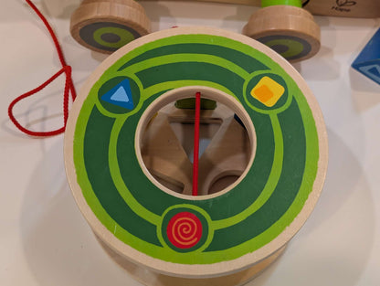 Hape Walk-Along Snail Toddler Wooden Toy, MSRP: $40